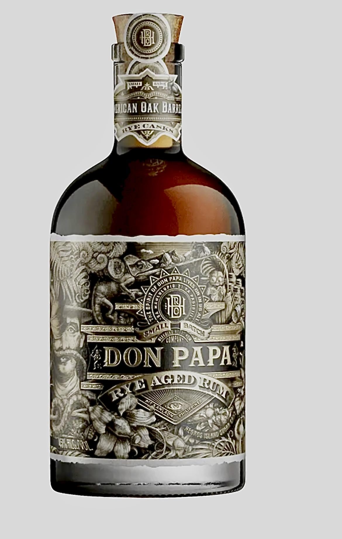 RON DON PAPA RON AÑEJO PEQUEÑO LOTE 70CL EN CAJA