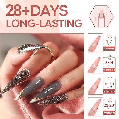 Miniatura 4 de Modelones Kit de gel de uñas de polietileno con 12 clips de puntas de uñas y 1 recortadora de puntas de uñas postizas