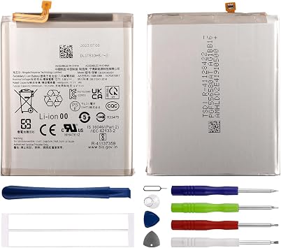 Duotipa New EB-BA546ABY Replacement Battery for Samsung Galaxy A54 /A34 /A25 /A35 /A55 with Repair Tools Kit
