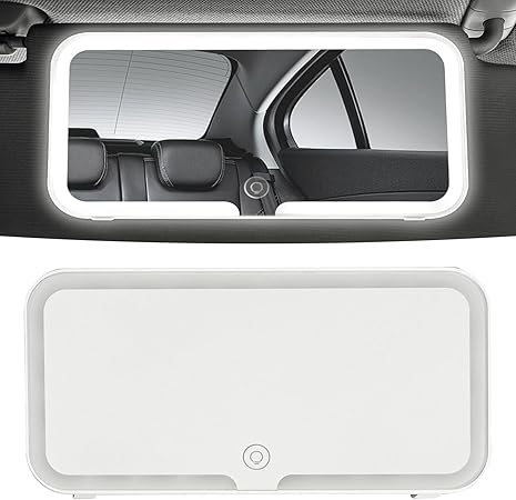 Miroir Courtoisie 2 Piu00e8ces Miroir De Maquillage De Voiture, Miroir De Courtoisie De Pare- Soleil, Miroir Pare-Soleil Camping Car Accessoires Intérieur