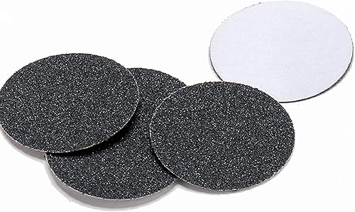 Miniatura 4 de 100 discos de papel de lija y 1 broca de metal, vástago de 332 reemplazable pedicura disco de lijado para eliminación de callos de piel muerta,