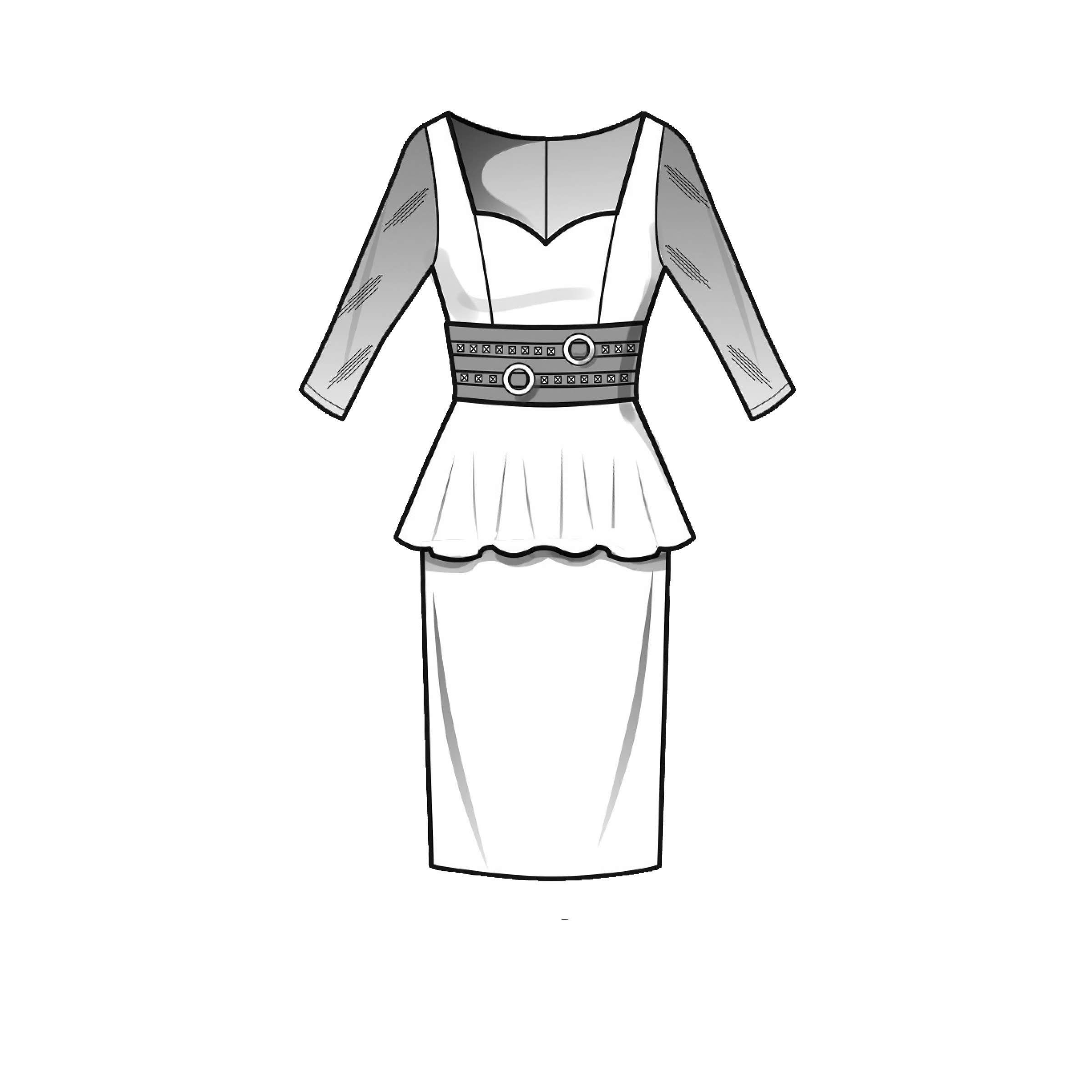 Simplicity R10655/S9165 - Cartamodello per abiti da donna, taglia H5