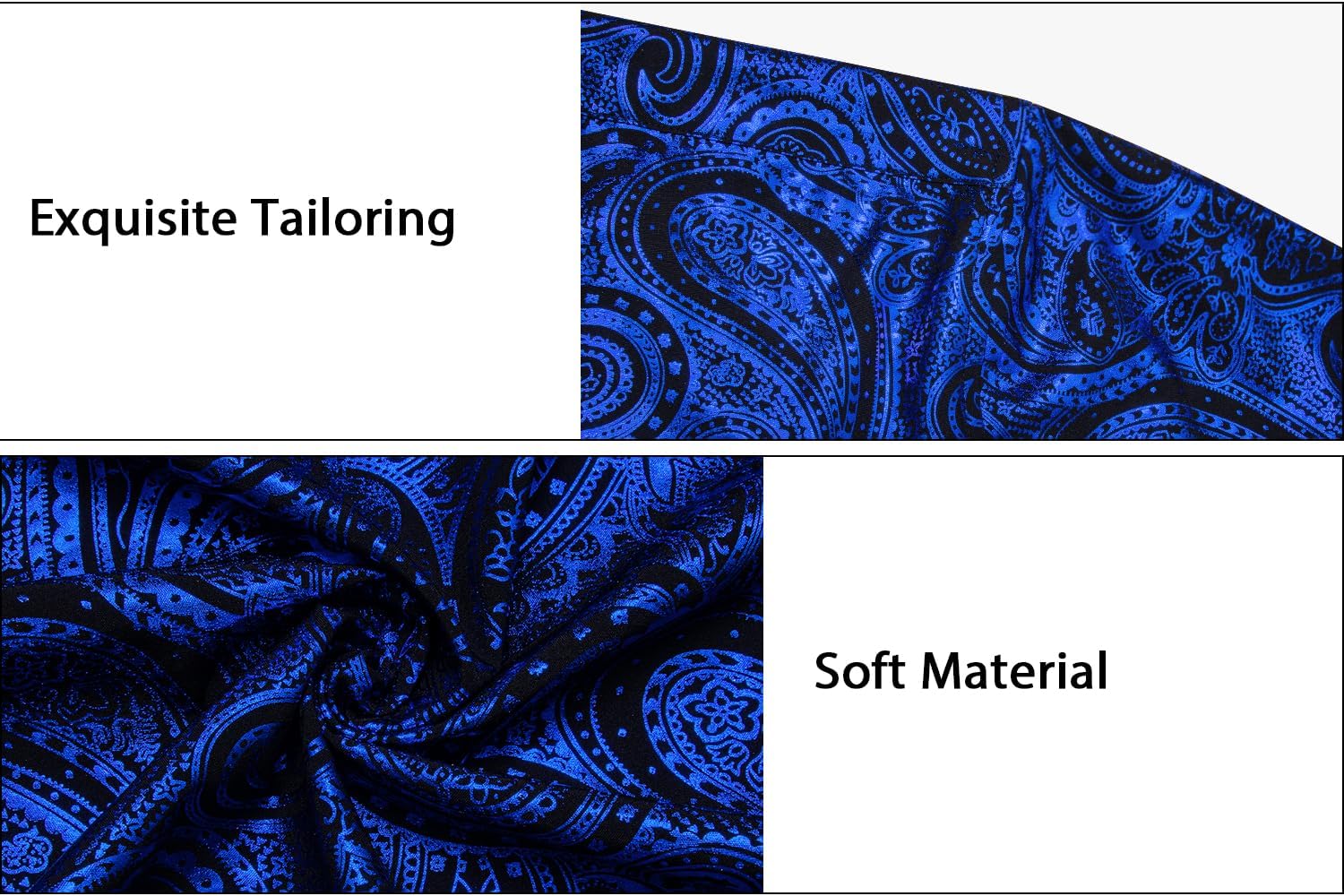 DiBanGu Mens Paisley Dress Shirt Luxury Printed Long Sleeve Button Down Shirts Regular Fit Shiny Shirts for Wedding Prom