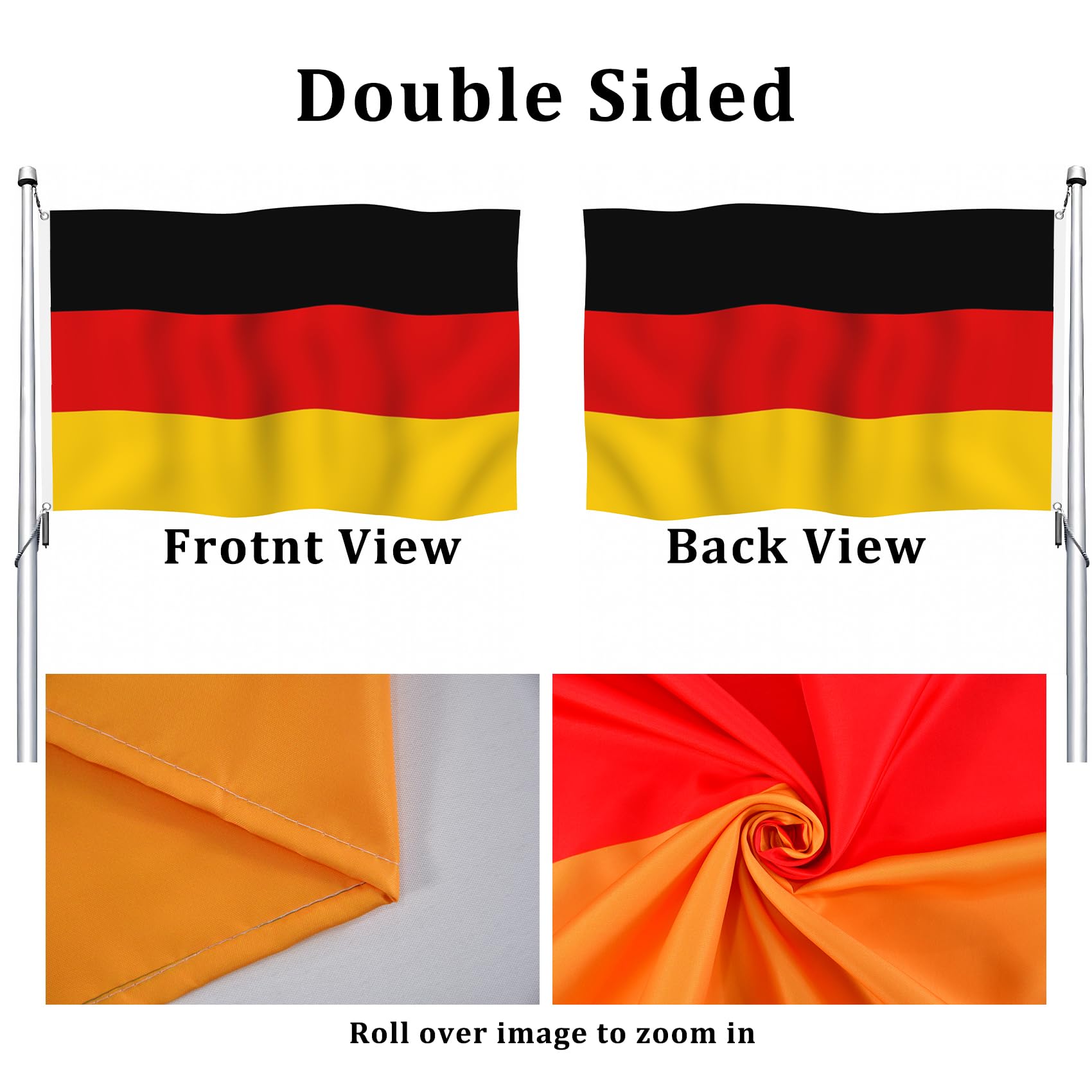 Acquista la bandiera premium della Germania - Top qualità | Ordina online le lenti a contatto colorate | negozio di lenti colorate aricona