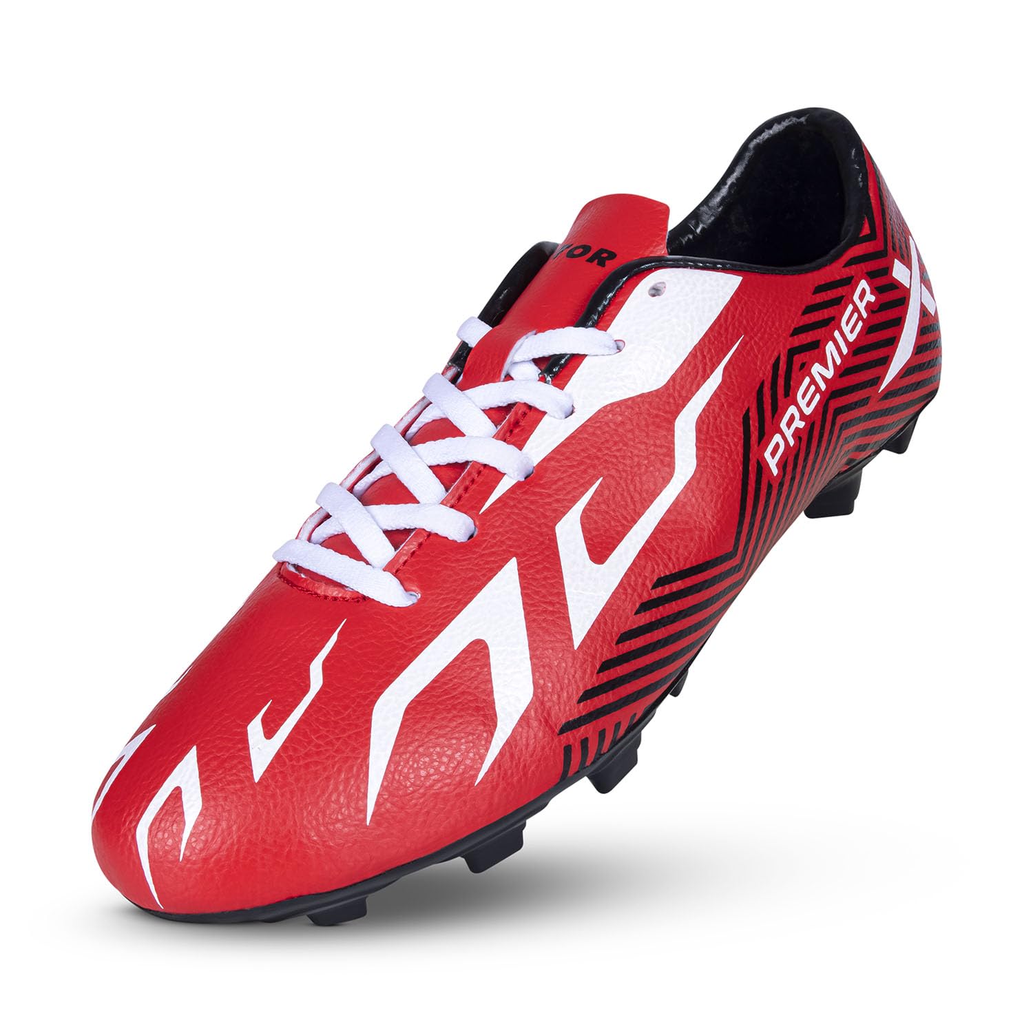 Vector X Premier Football Studs Football Shoes for Men (10, Red-White) (B0CSKKLVXR) Amazon Price History, Amazon Price Tracker