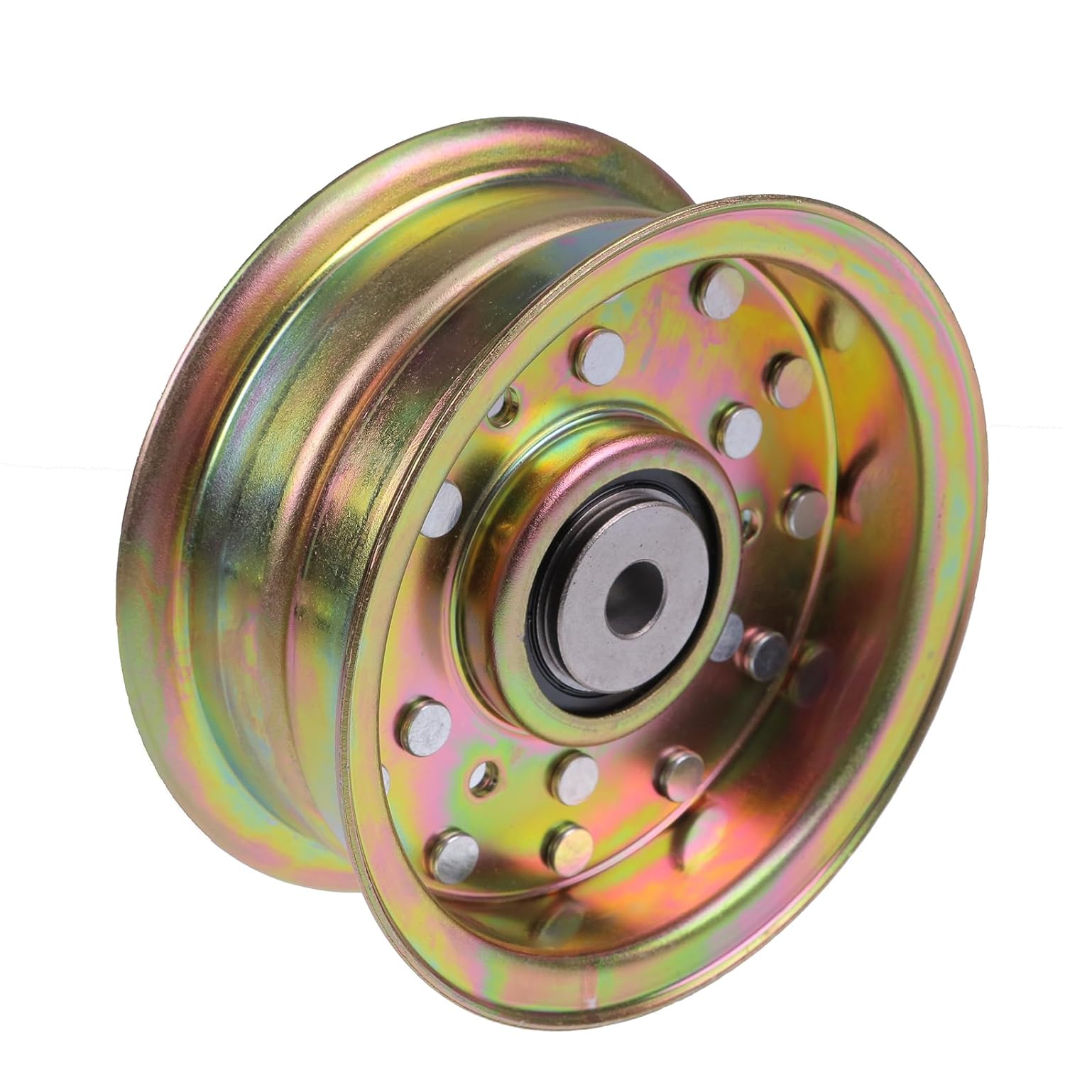IEQFUE 5-3/4" O.D Flat Idler Pulley 033-5000-00 033-5001-00 Compatible with Bad Boy ZT CZT Elite Outlaw Extreme XP MZ Magnum Renegade Stand-On Revolt