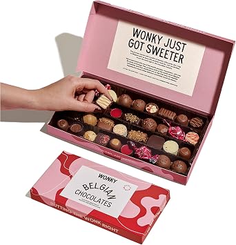 Wonky Chocolate - Belgian Pralines thatUltra-Premium Ethically Sourced - Made of Rescued Surplus Pods from Artisan Chocolatiers to the Biggest Brands in the World.
