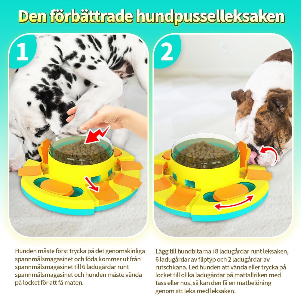 Hundespielzeug Intelligenz, Interaktives für Kleine, mittlere und große Hunde zum Trainieren des Spaßes beim Füttern, Hundeintelligenz verbessern