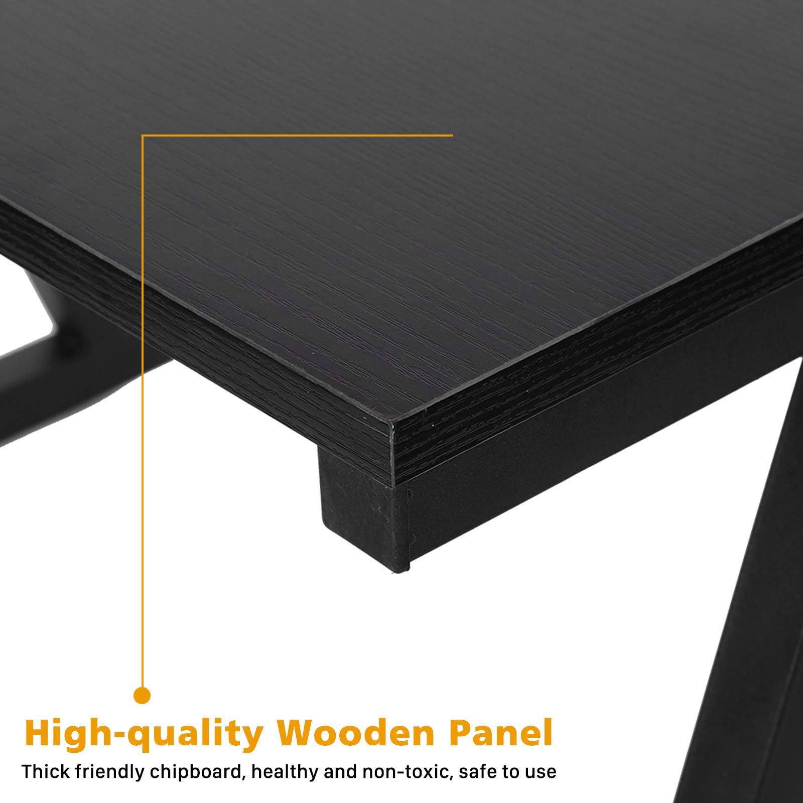 Greensen Mikrowellen Regal, Mikrowellenständer Küche Mikrowelle Rack Edelstahl Küchenregal Mikrowelle Zweistufig Mikrowellenhalter Multifunktions Lagerregal Gewürzregal für Küche 57X38X38cm Schwarz