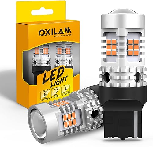 Miniatura 50 de OXILAM Bombilla LED 912 921 mejorada, luces de marcha atrás, bombillas de respaldo para automóvil, brillo 300% más alto, 6000 K, blanco