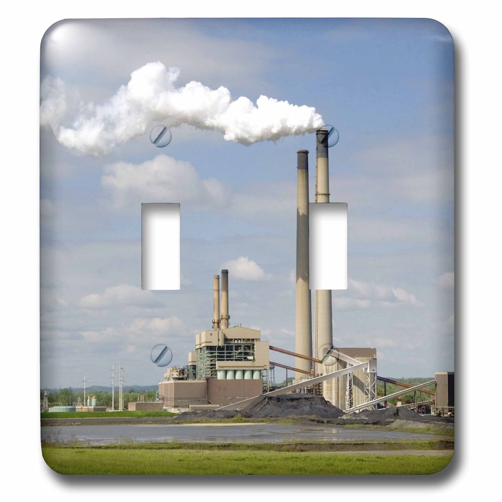 Interrupteur double bascule pour remplacer une plaque murale par un design industriel