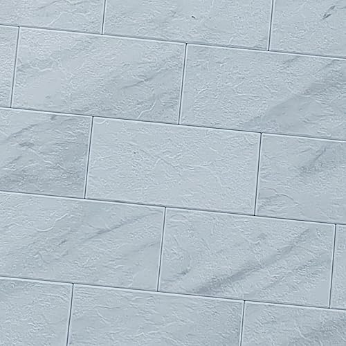 Miniatura 7 de KASARO Azulejos de pared para cocina, azulejos de mosaico de PVC adhesivos de metro, 20 hojas, azulejos decorativos para salpicaduras en el baño,