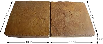 Rubber Mold for Masonry Concrete, Cobblestone Paver Form, Version 1