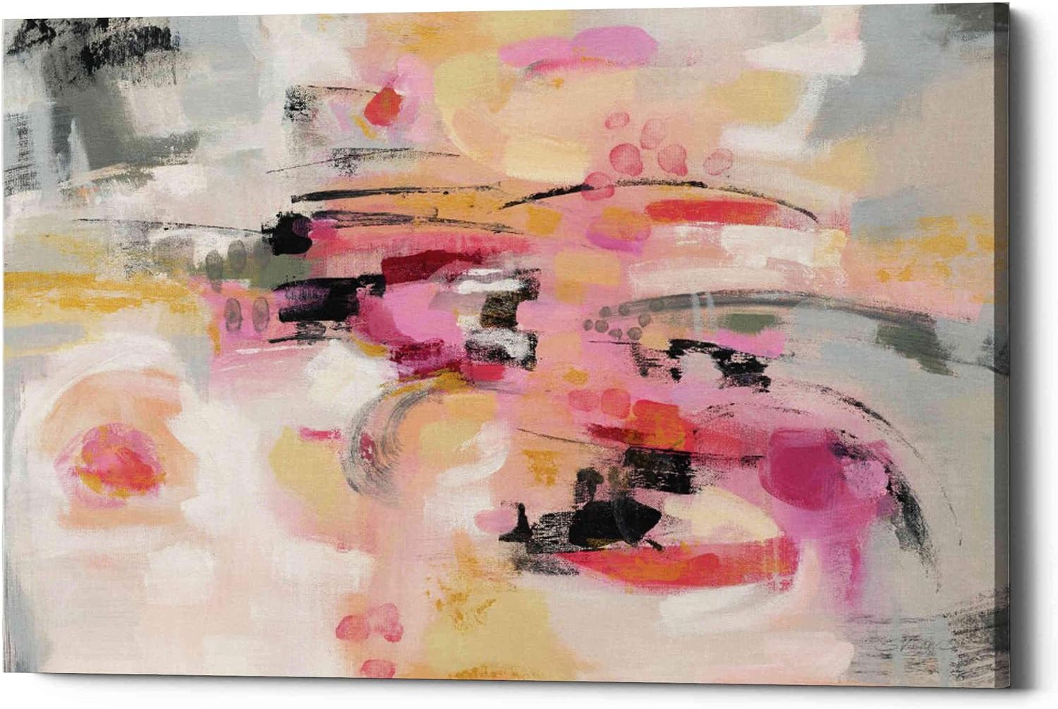 Epic Graffiti 'Haiku' by Silvia Vassileva, Canvas Wall Art, 12"x18"
