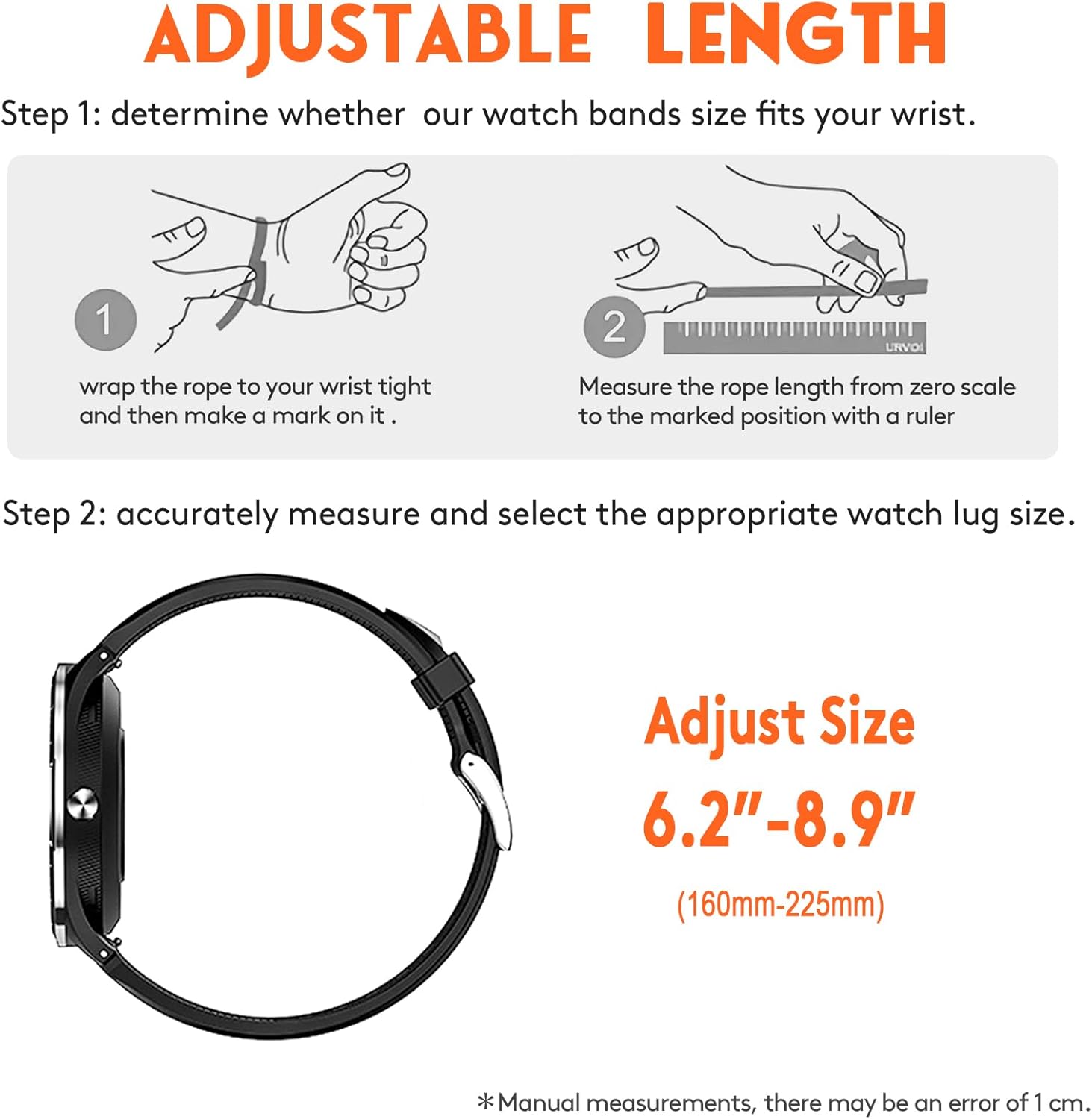 22mm Quick Release Nylon Watch Band Compatible with Amazfit Balance,Vivoactive 4, Carbinox Blaze Round/Blaze S/X-Ranger/Vortex/Vesta/Blaze Square, 9 Peak/9 Peak Pro/5 Peak/Race for Outdoor & Camping