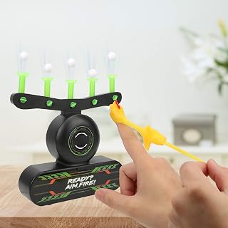 Electric Shooting Targets, Electric Floating Flying Ball Game Adjustable Airstream Soft Shooting Ball Floating Ball Dart Target Games for Children Games Toy