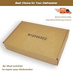 𝟮𝟬𝟮𝟔 Ajusteur de la banquette supérieure du lave-vaisselle amélioré W10546503 W10195839 W10195840 Lave-vaisselle Positionneur pour Whirlpool Kitchenaid Maytag Top Rack Ajusteur Pièces de rechange W10418314 W10306646