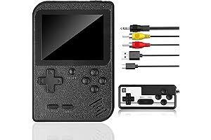 Portable Retro Game Console: 500 Classic FC Games, 3-inch Display, Rechargeable
