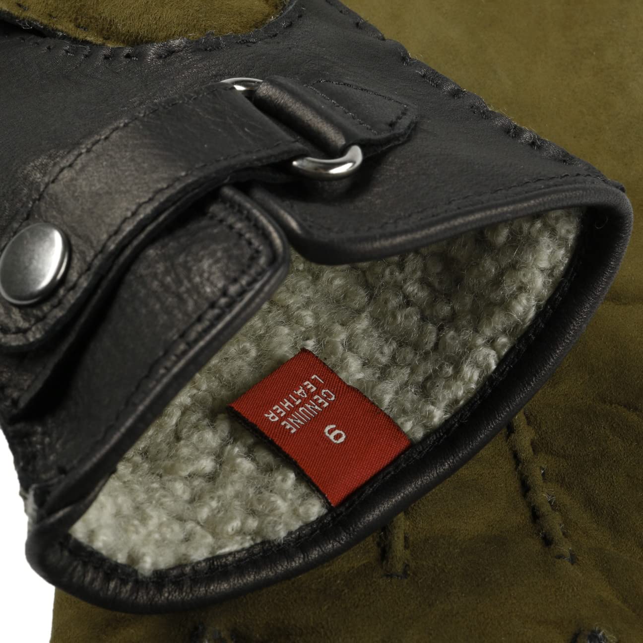 Merino Deer Guanti in pelle a dita Prodotto in Italia Uomo Autunno Inverno