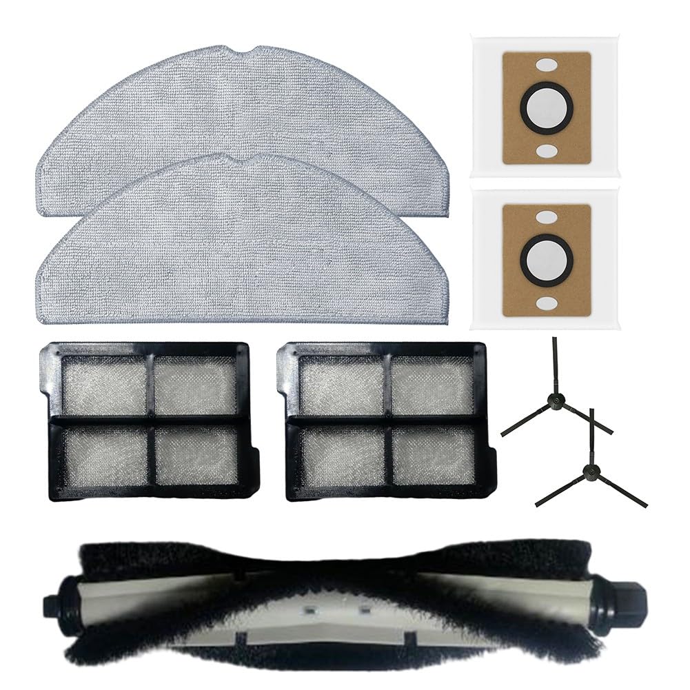 Kit de pièces de rechange A30 pour robot Pro/V10o pour aspirateur, comprend des brosses latérales, des filtres, des serpillères et des sacs à poussière, ensemble d'accessoires de nettoyage
