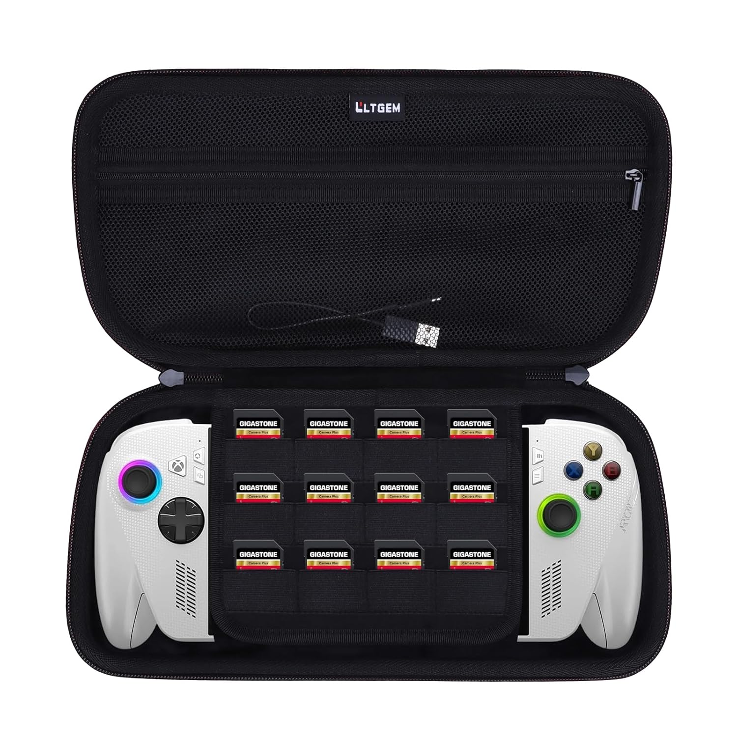 LTGEM Hard Carrying Case Compatible with ASUS ROG Xbox Ally / Xbox Ally X 7" 2025 Game Console & Accessories, Portable Travel Bag