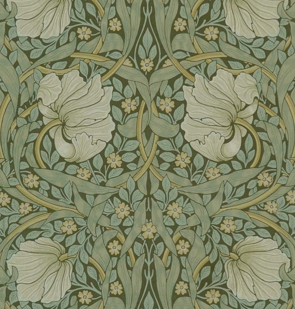 5D DIY Diamond Painting Kits Pimpernel William Morris Vintage Floral Full Drill Painting Arts Craft Canvas for Home Wall Decor Full Drill Cross Stitch Gift 20X16 Inch