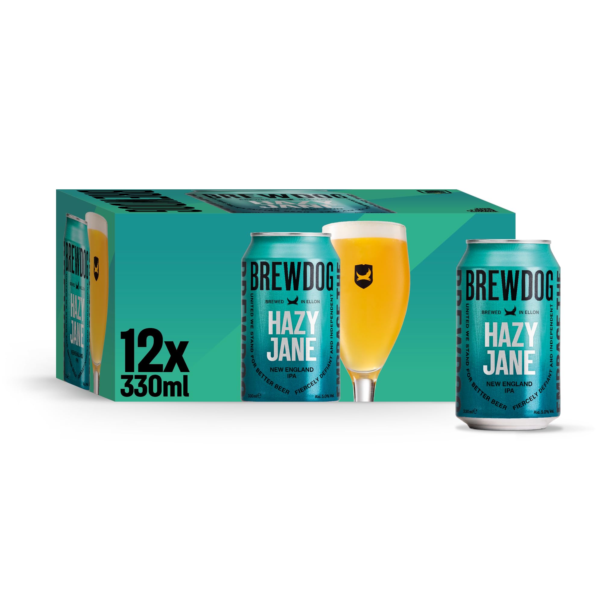 Brewdog Golden/Orange/White Hazy Jane 12 X 330Ml (Abv 5%)