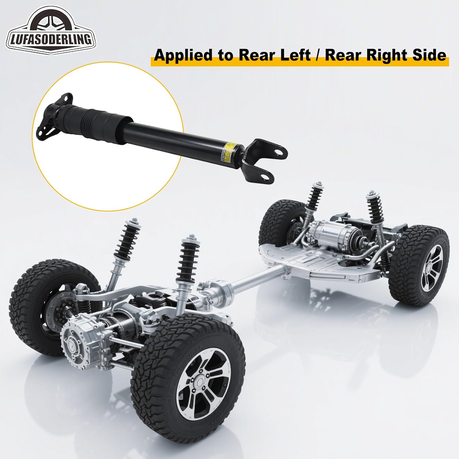 Rear Left/Right Air Suspension Shock Strut Compatible with Jeep Grand Cherokee 2011-2015 for Dodge Durango 2011-2015 68069680AG 68029902AE 68069680AF 68069680AH