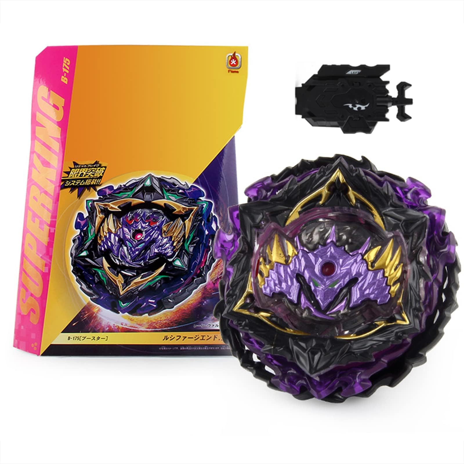 Spinning Top with Launcher, Alloy Versus Spinning Gyro Box with Launcher, Burst Spinning Top Single Pack, Battling Game Top, Toy for Kids Ages 6 and Up