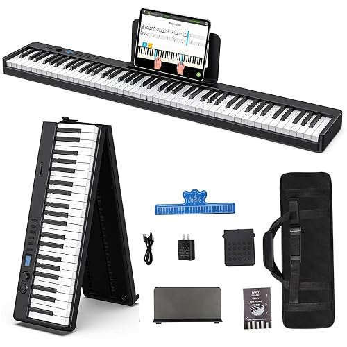 Portable Piano Keyboard 88 key 128 product photo (Digital Pianos) — ScooterReviewPro review