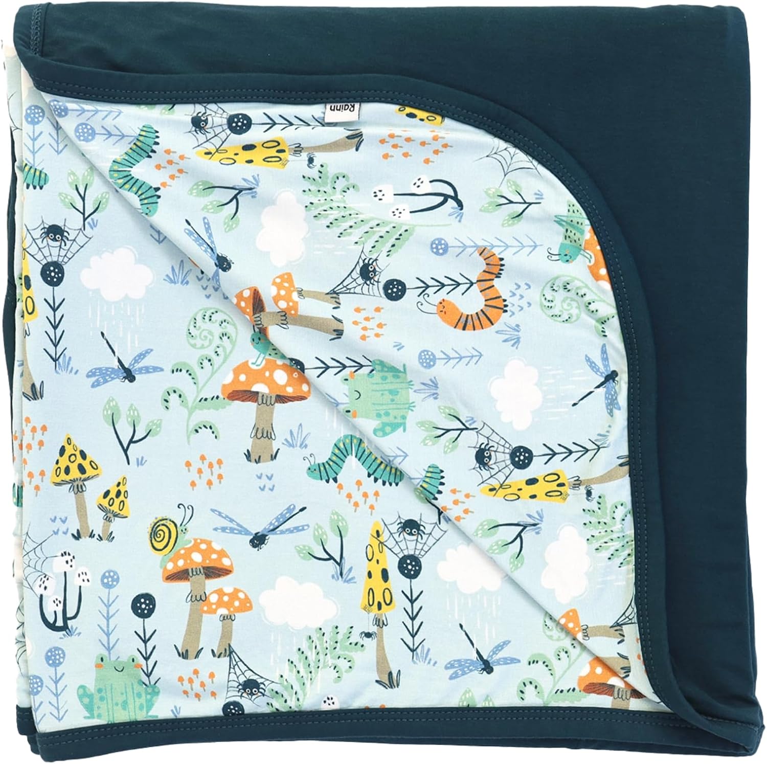 Rainn Cozy Baby Blanket – Soft Viscose from Bamboo Blend, Breathable Nursery & Stroller Blanket