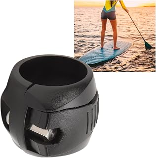 KENANLAN Plastic Paddle Clamp, Paddle Shaft Clamp Buckle, Quick Release Paddle Shaft Clamp Adjuster Water Sports Surfing Accessories