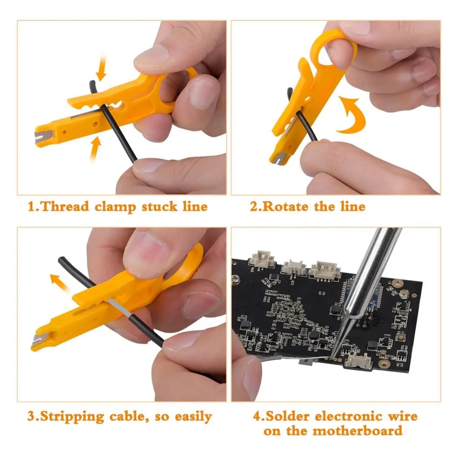 Kit Eléctrico De Soldador 80W, Herramienta Soldadura Estaño LCD Portátil Con Temperatura Ajustable, Juego Hierro Madera For Punta Diy Calentamiento Preciso(Black-02)