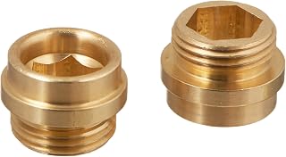 Danco 30006E Faucet Bibb Seat, for Use with Central and Rheum Faucets, NO 7, 1/2-24 Threaded, Brass, Plated