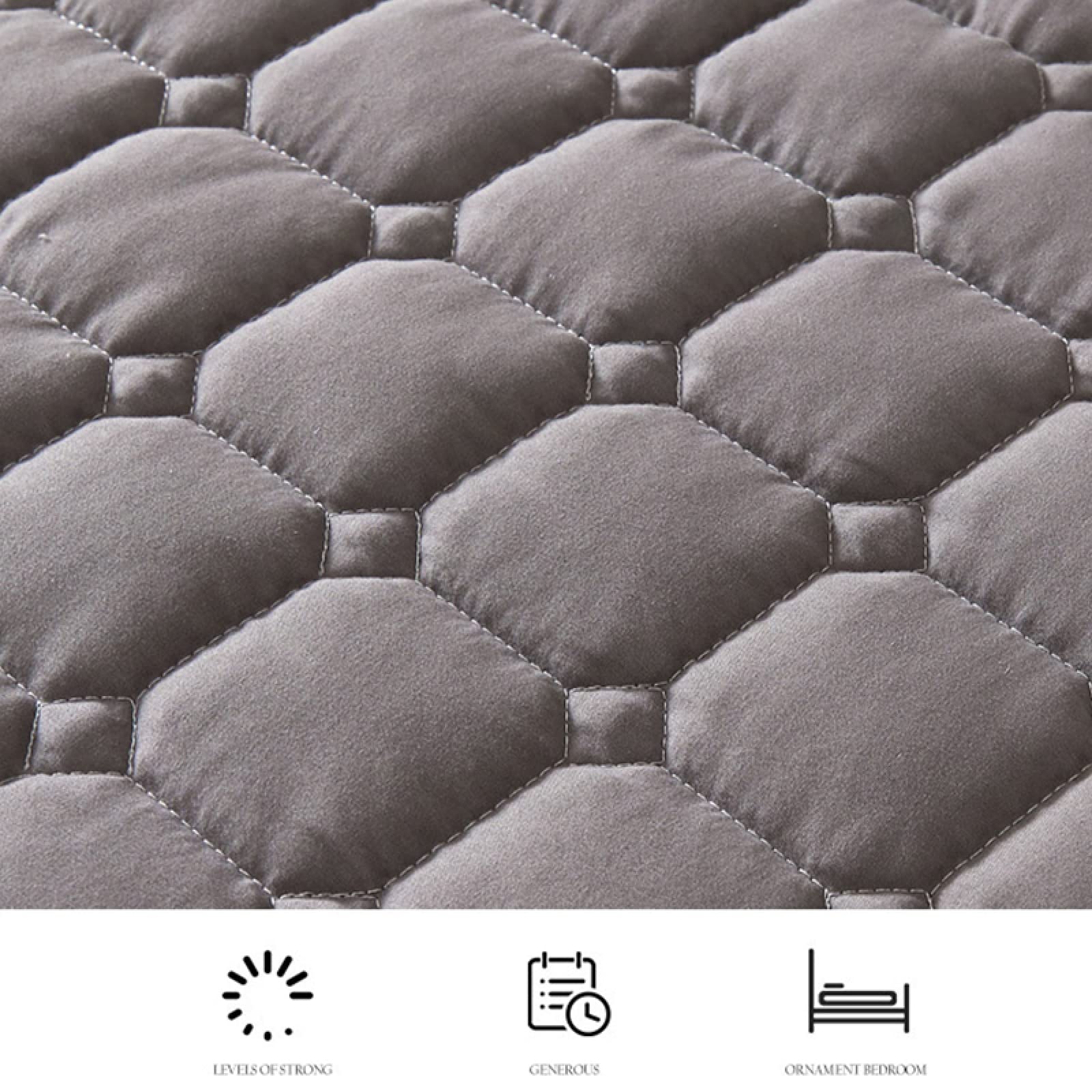 Drap-housse respirant avec bande élastique intégrale 180 x 200 cm, protège-matelas matelassé en microfibre