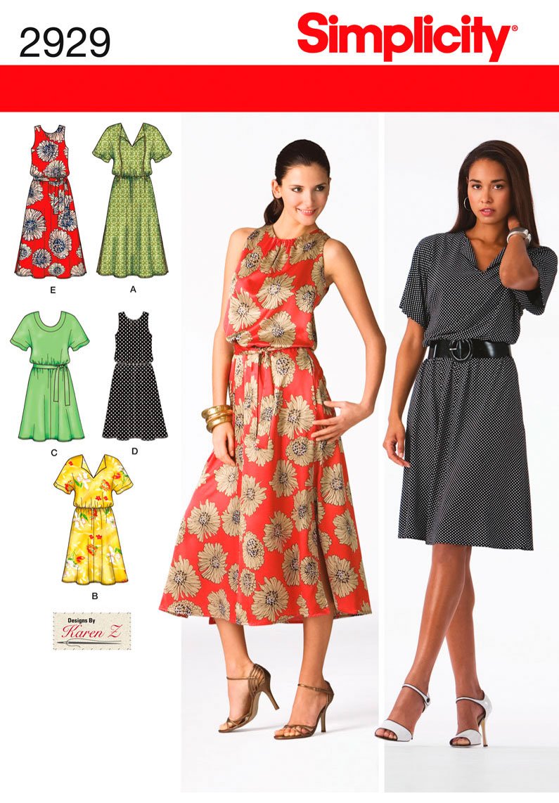 simplicity plus size formal dress patterns 1940s Vintage Simplicity Sewing Pattern 4673 Uncut Dinner Dress 40 B –  Vintage4me2 main image 1