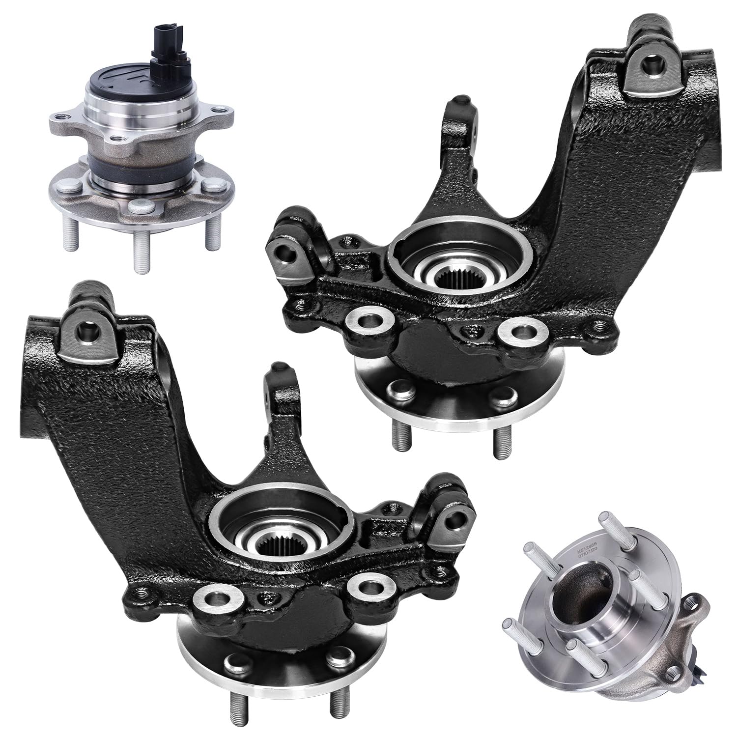 Detroit Axle - 2.0L Steering Knuckles Kit for Ford 2012-2018 Focus