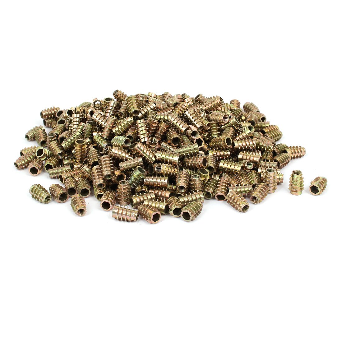 Wood Furniture Zinc Alloy Hex Socket Insert Screws E-Nuts M6x18mm 500pcs (4d2b729fa226a1c1a6bbc2804f90ba87)