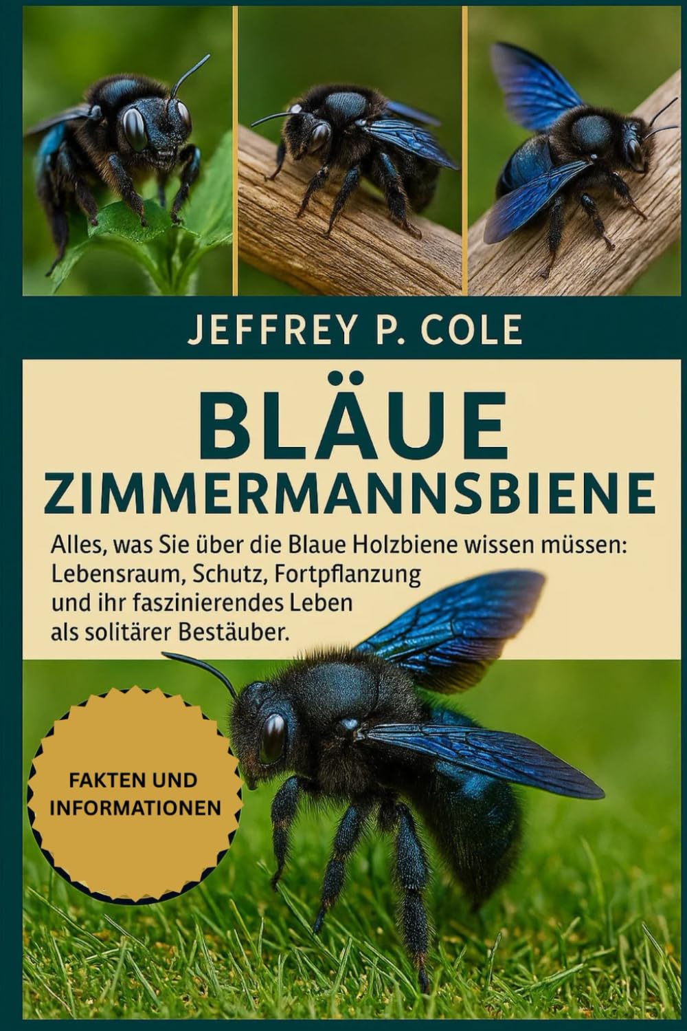 Blaue Zimmermannsbiene: Alles, was Sie über die Blaue Holzbiene wissen müssen: Lebensraum, Schutz, Fortpflanzung und ihr faszinierendes Leben als solitärer Bestäuber.