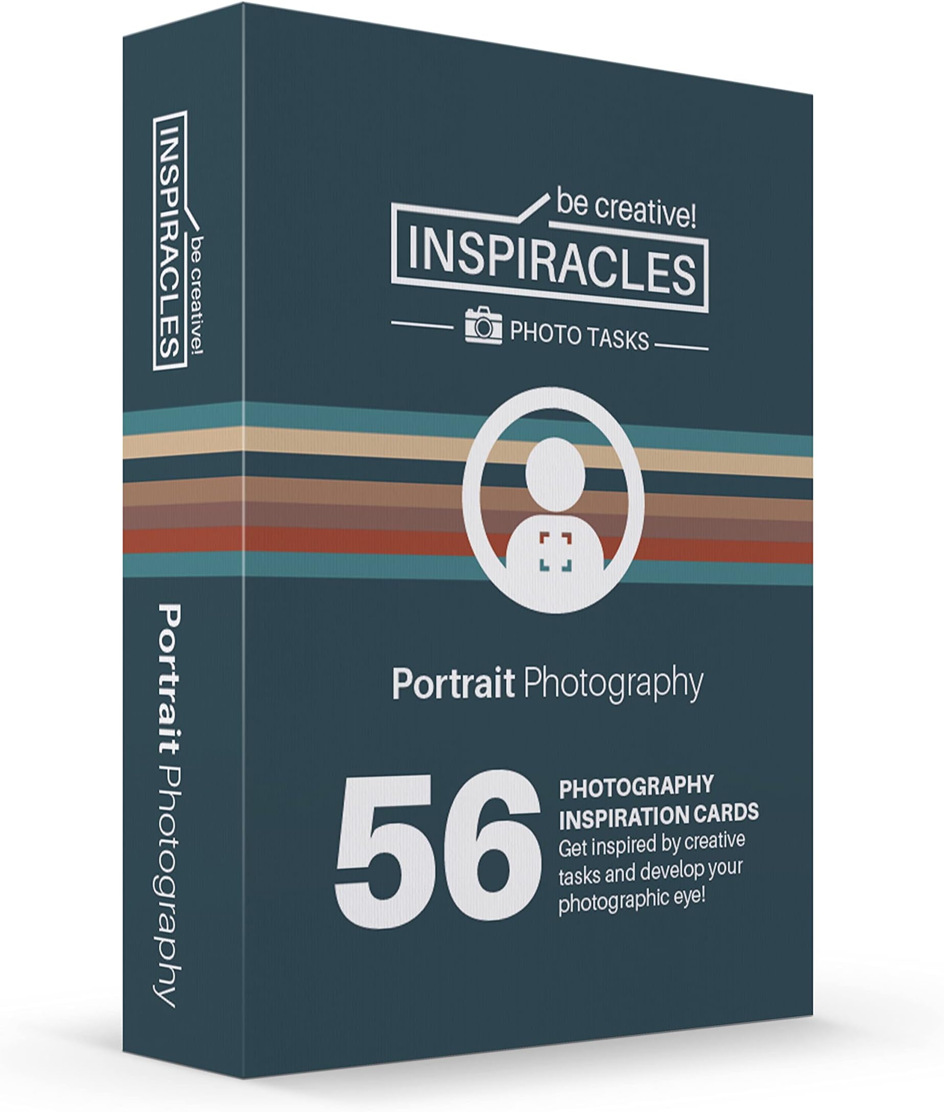 Photography Inspiration Cards, Camera Accessories - XL Card Deck, Photographer Gifts, DSLR Accessory, Photography Accessories, with Camera Cheat Sheet, Portrait Photography Edition
