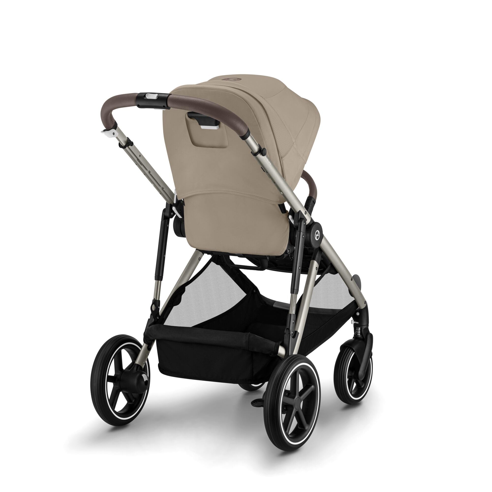 CYBEX Poussette Gold GAZELLE S, De la naissance à environ 4 ans, Max. 22 kg (mode simple) / 2x 22 kg (mode duo), Système tout-en-1 avec 20+ configurations, Beige amande