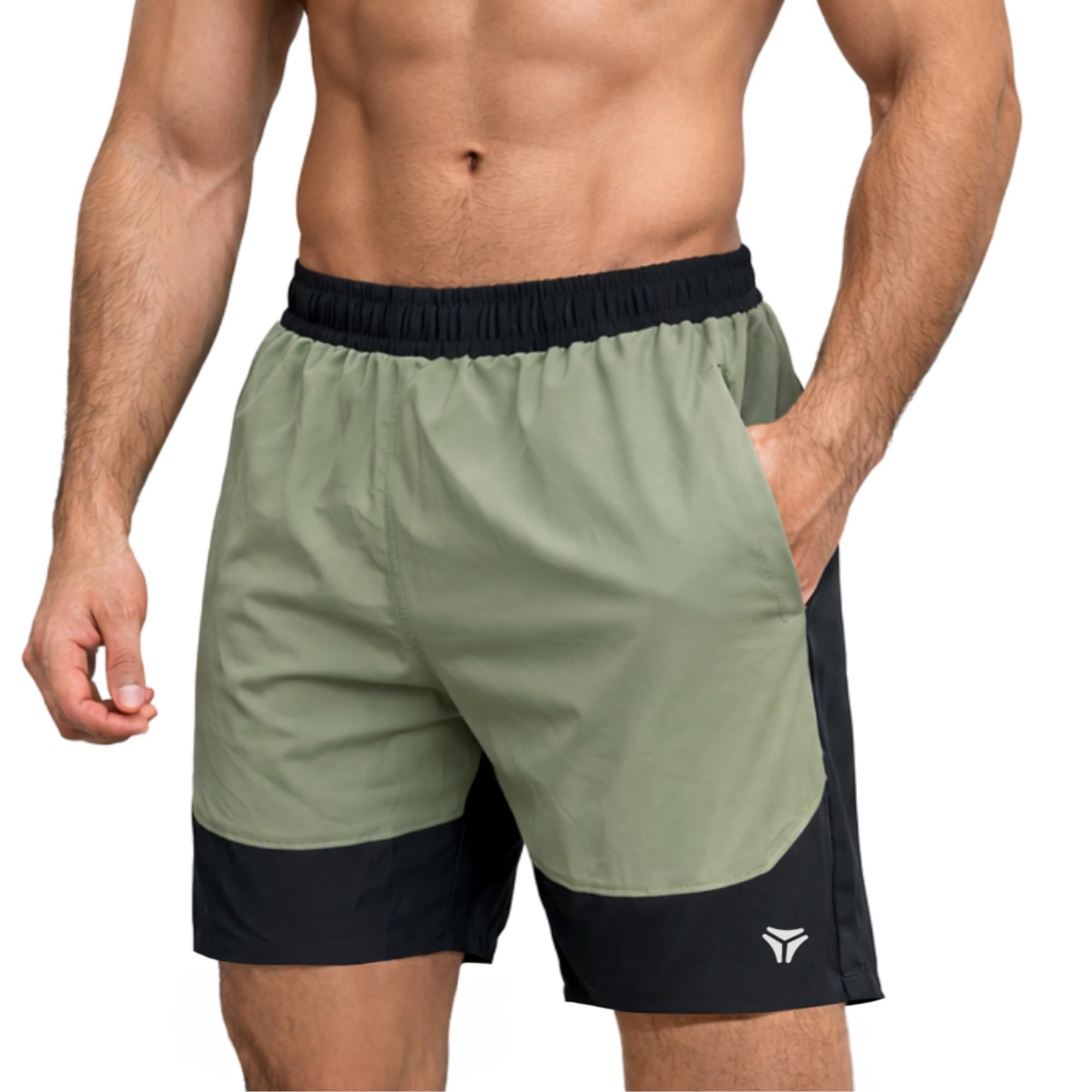 kyk Men’s Double Look Gym Shorts, Lightweight Workout Wear for Training & Running, Breathable Sports Shorts for Active Use, Comfortable Casual Summer Bottoms-picture-8