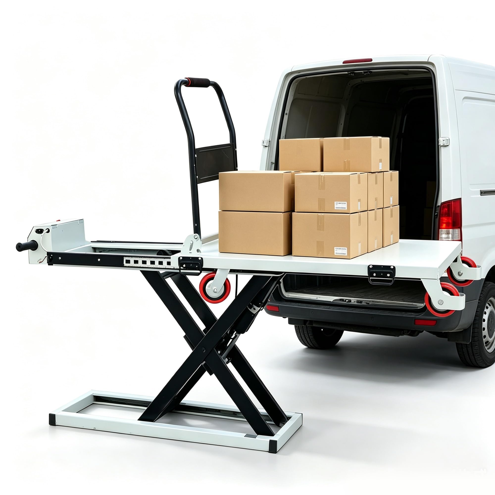 Electric Hydraulic Lift Table Cart, Scissor Lift Platform Truck, Cart