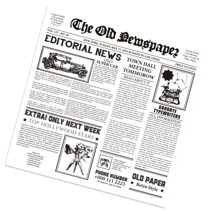 La Mejor Recopilación de Papel de periódico , tabla con los diez mejores. 17 Imagen adicional