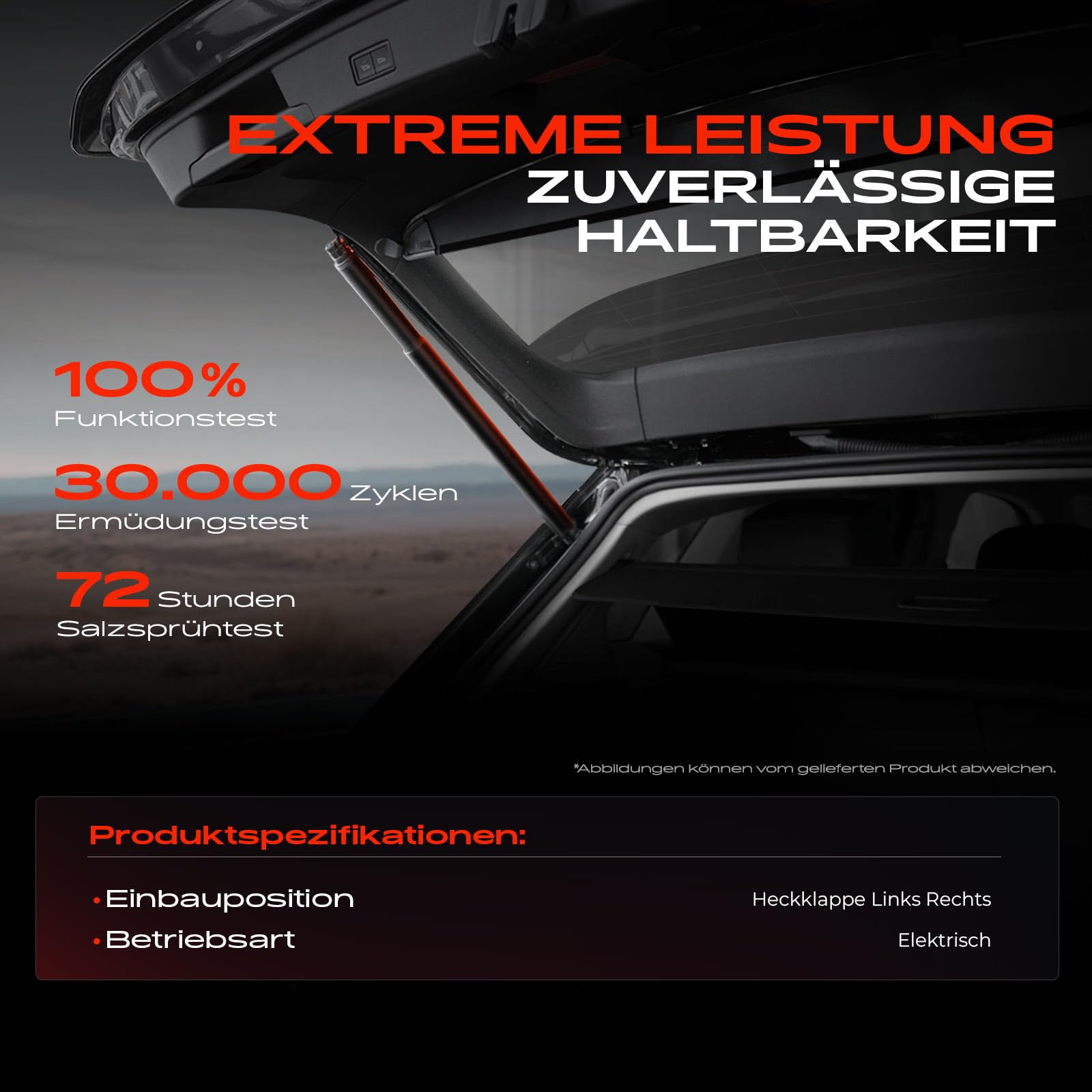 Frankberg 2 x elektryczna sprężyna gazowa Powerlift do tylnej klapy Replace