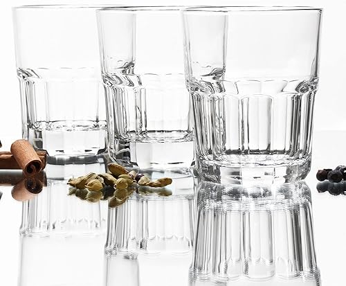 Miniatura 5 de Trattoria "Vino da Tavola" - Juego de vasos de vino apilables sin tallo (colección de caja de regalo)