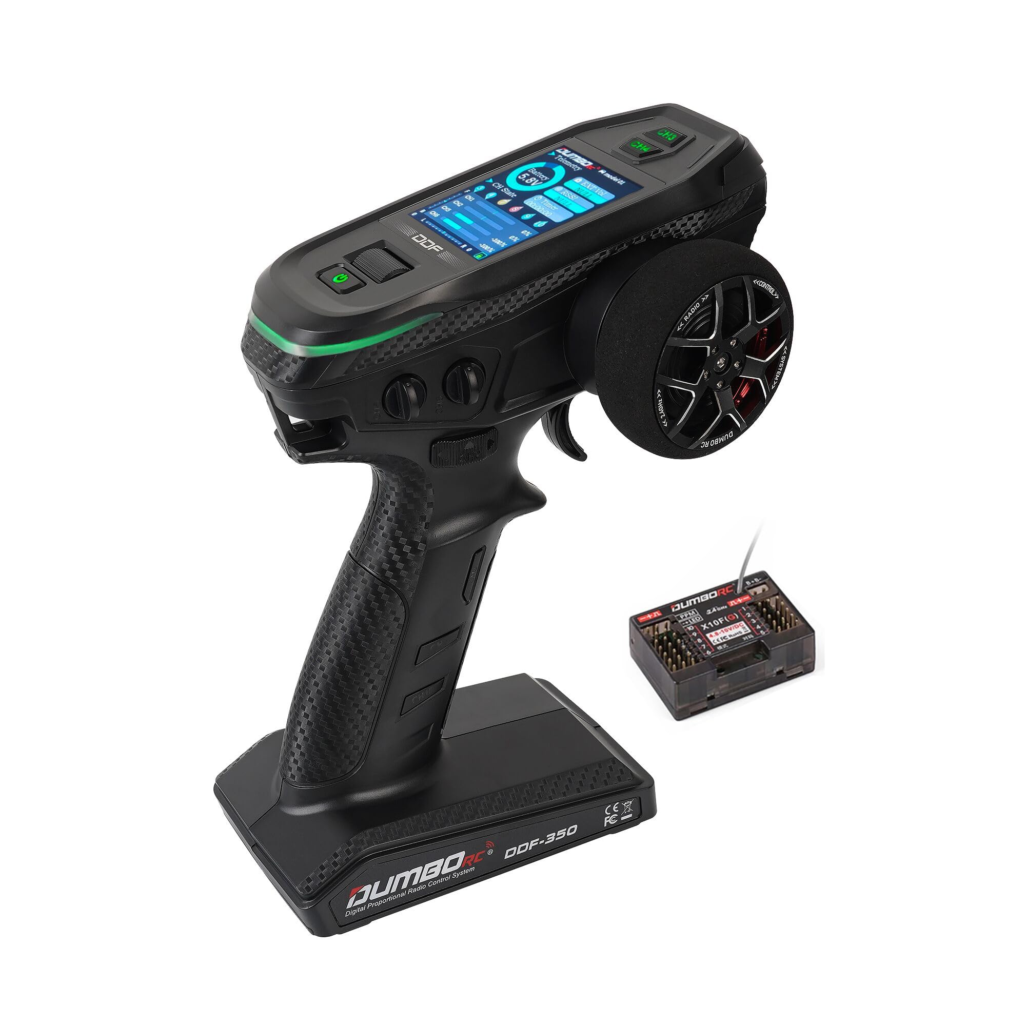 Amazon.co.jp: DUMBORC DDF-350 10CH 2.4Gラジオ送信機 技適認証