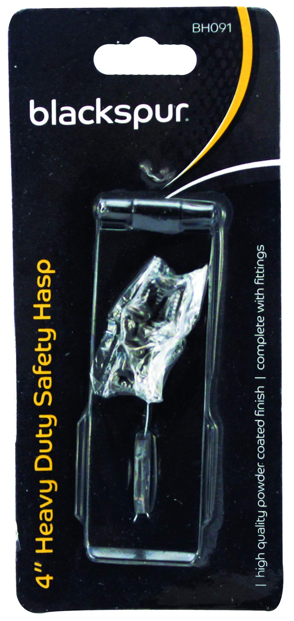 Blackspur Bb-Bh091 Heavy Duty Safety Hasp And Staple