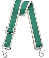 Vista 118 de Correa de Bolso Ancha Correa de Hombro Ajustable Correa de Repuesto Cruzada Correa de Bolso de Hardware Plateado