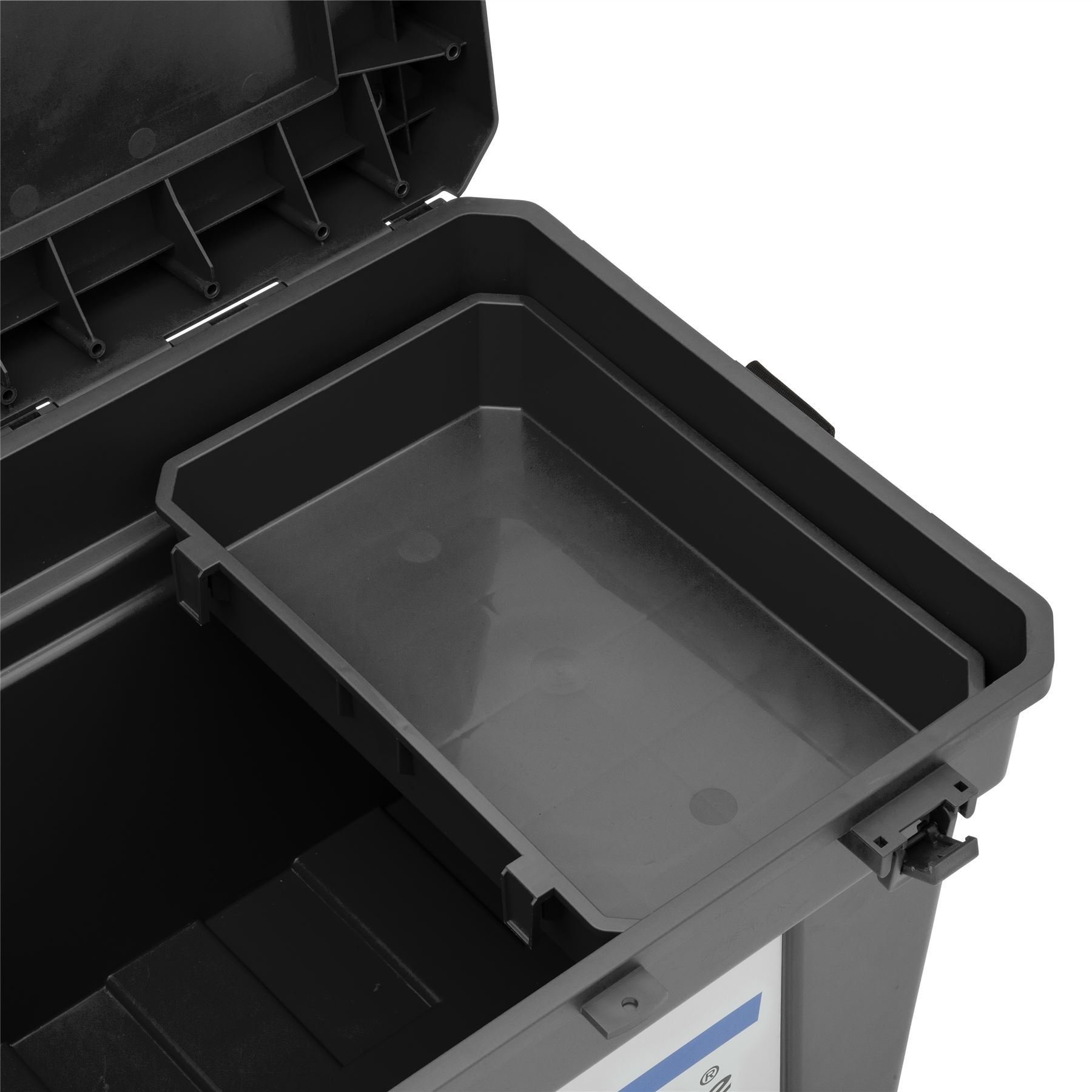 Shakespeare Fully Loaded Seatbox 1 X Extra Tray, Cusion, Padded Strap and Tackle Box, Black